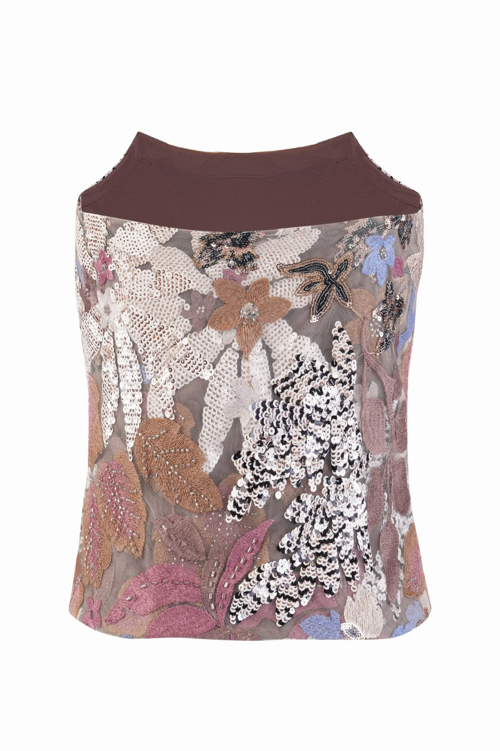 LUMI Embroidered Corset - TOPS