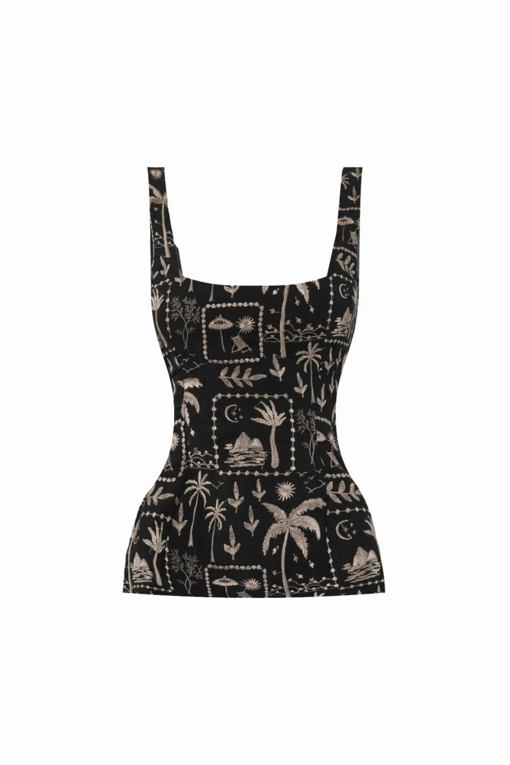 MIA Embroidered Peplum - TOPS