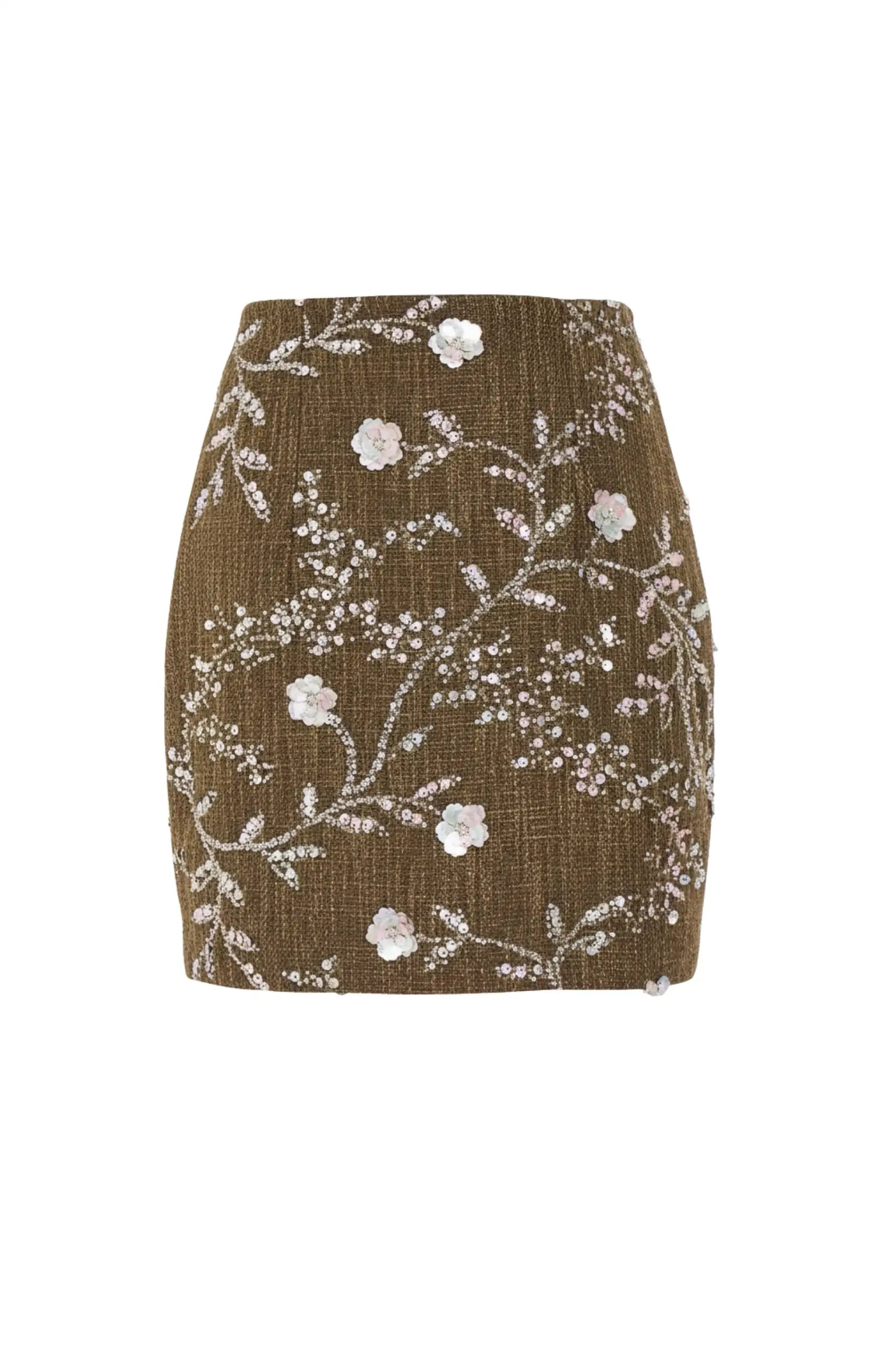 MILENA Embroidered Mini Skirt