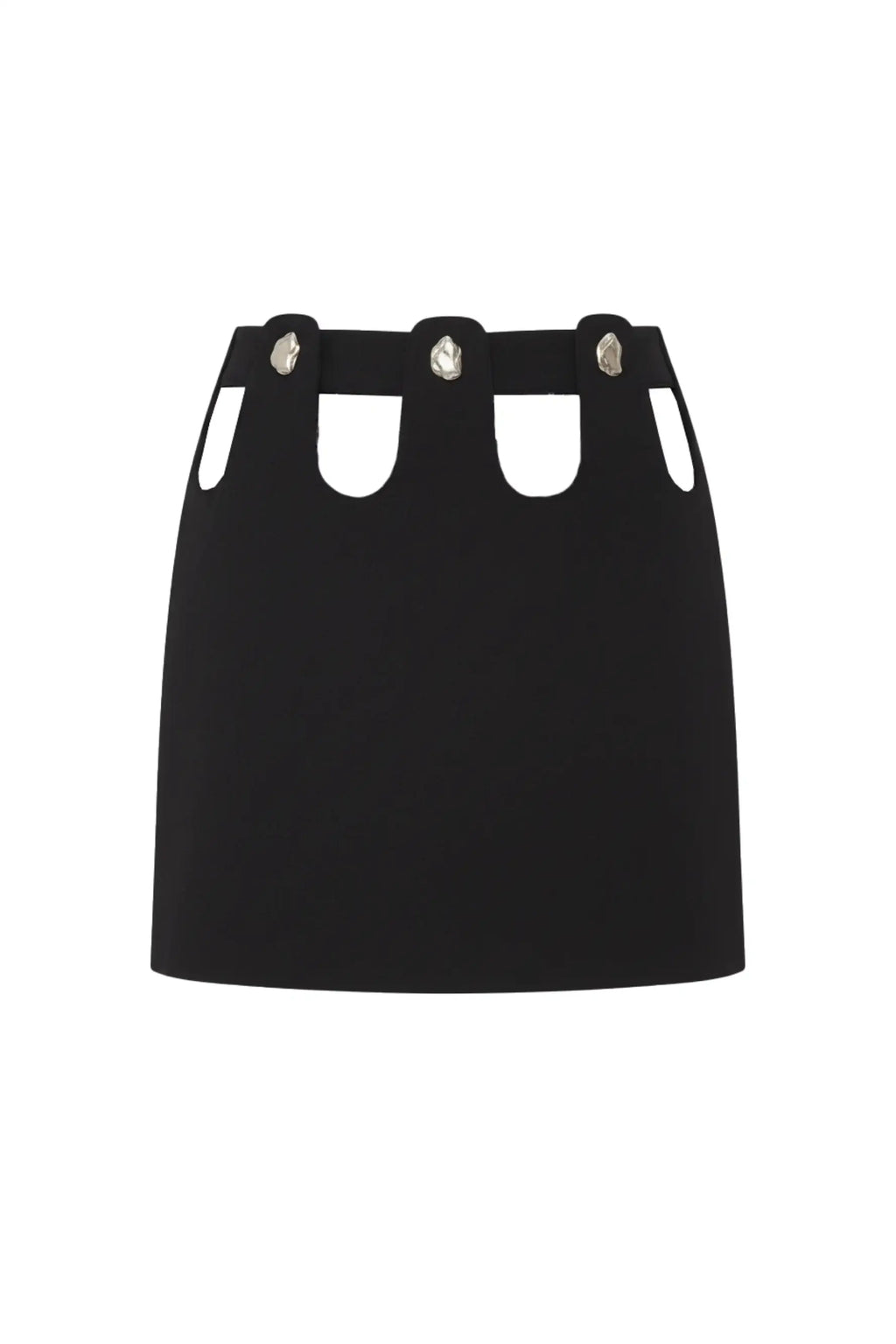 NAOMI Buttoned Mini Skirt