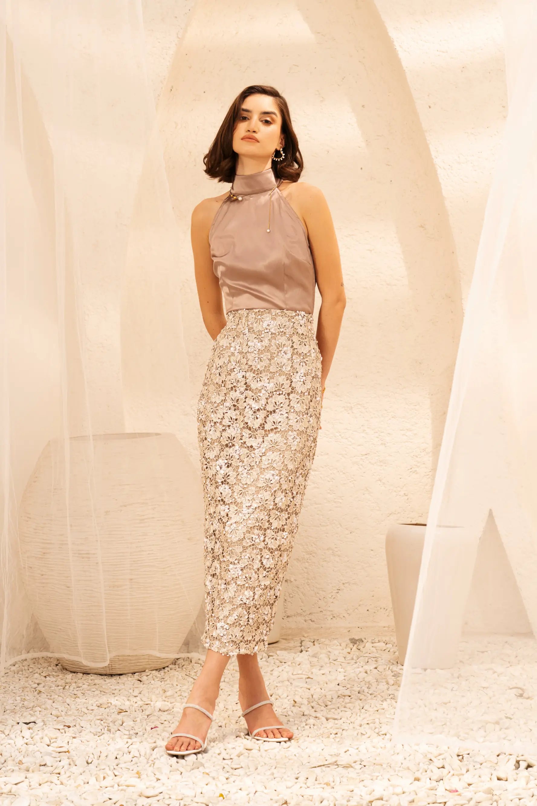 OLIVIA Crochet Midi - SKIRTS