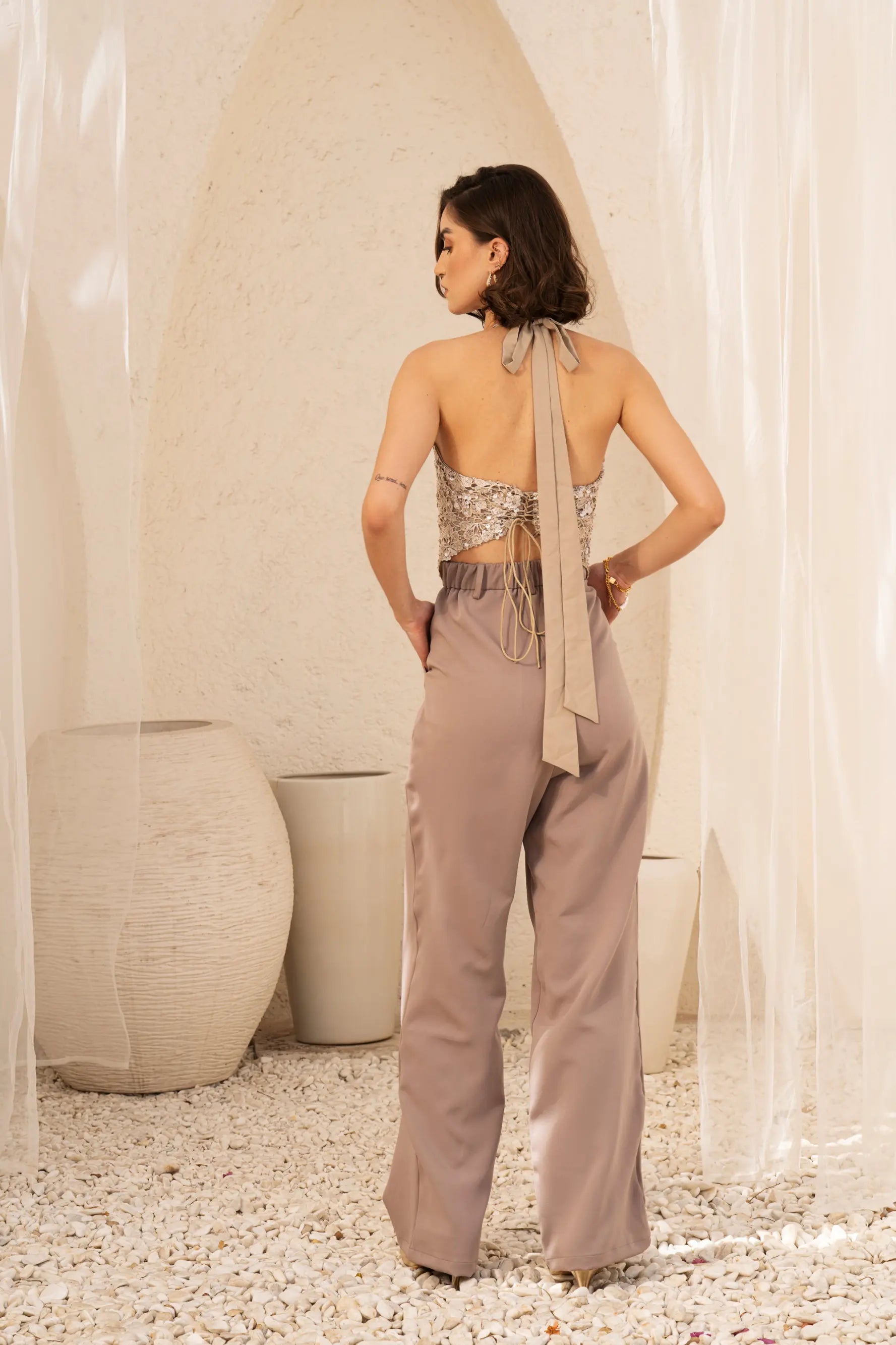 OLIVIA Scarf Top - TOPS