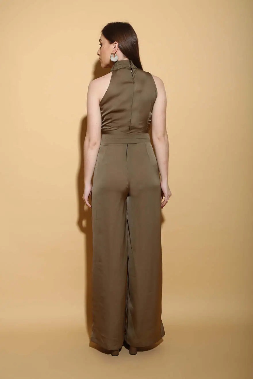 Pleated Torso Jumpsuit - Jumpsuits