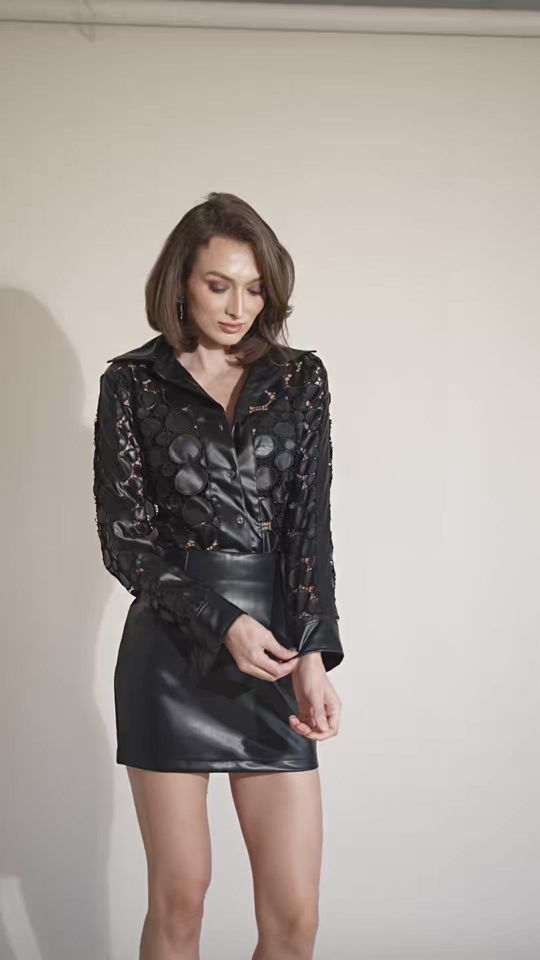RAVEN Cutwork Shirt