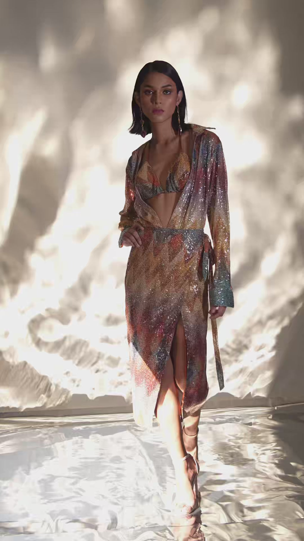 AQUILA Shirt and Overlap Skirt Co-ord