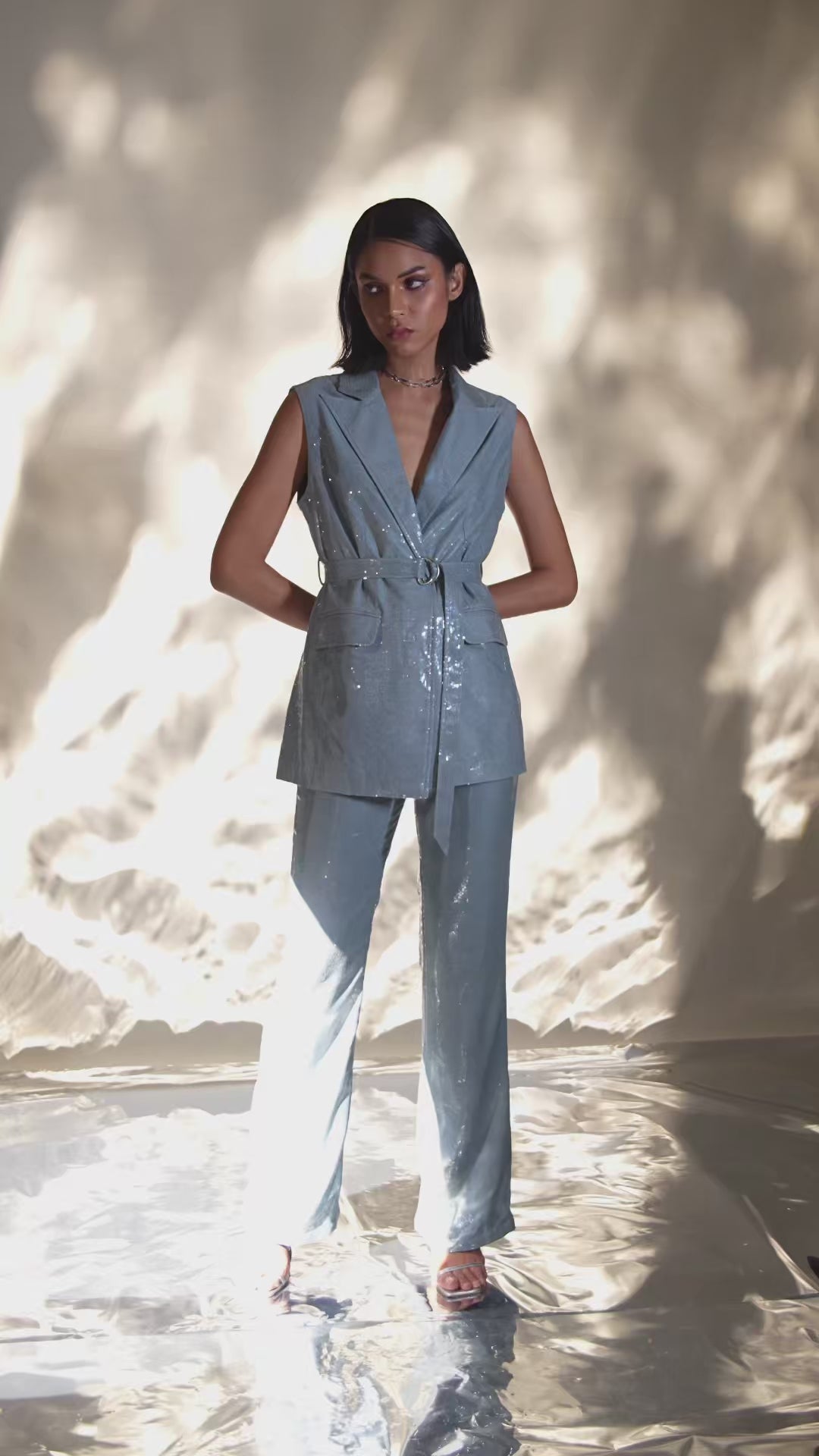 AZULA Blazer and Pants Co-ord Set