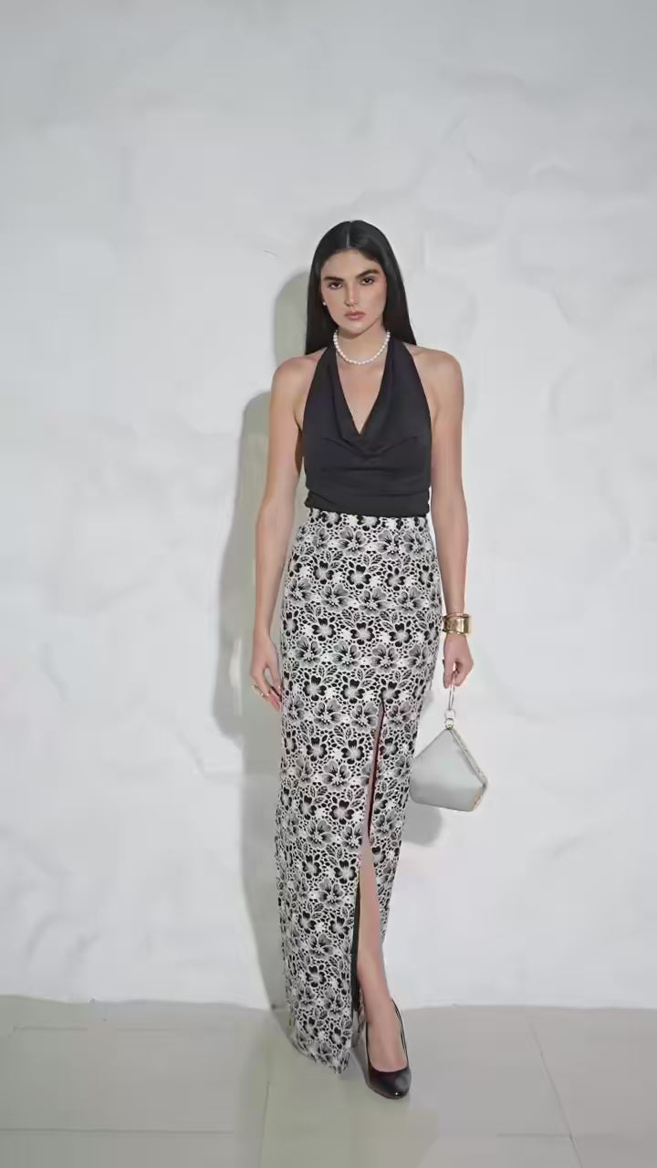 KYLIE Cowl Top and EMMA Skirt Co-ord