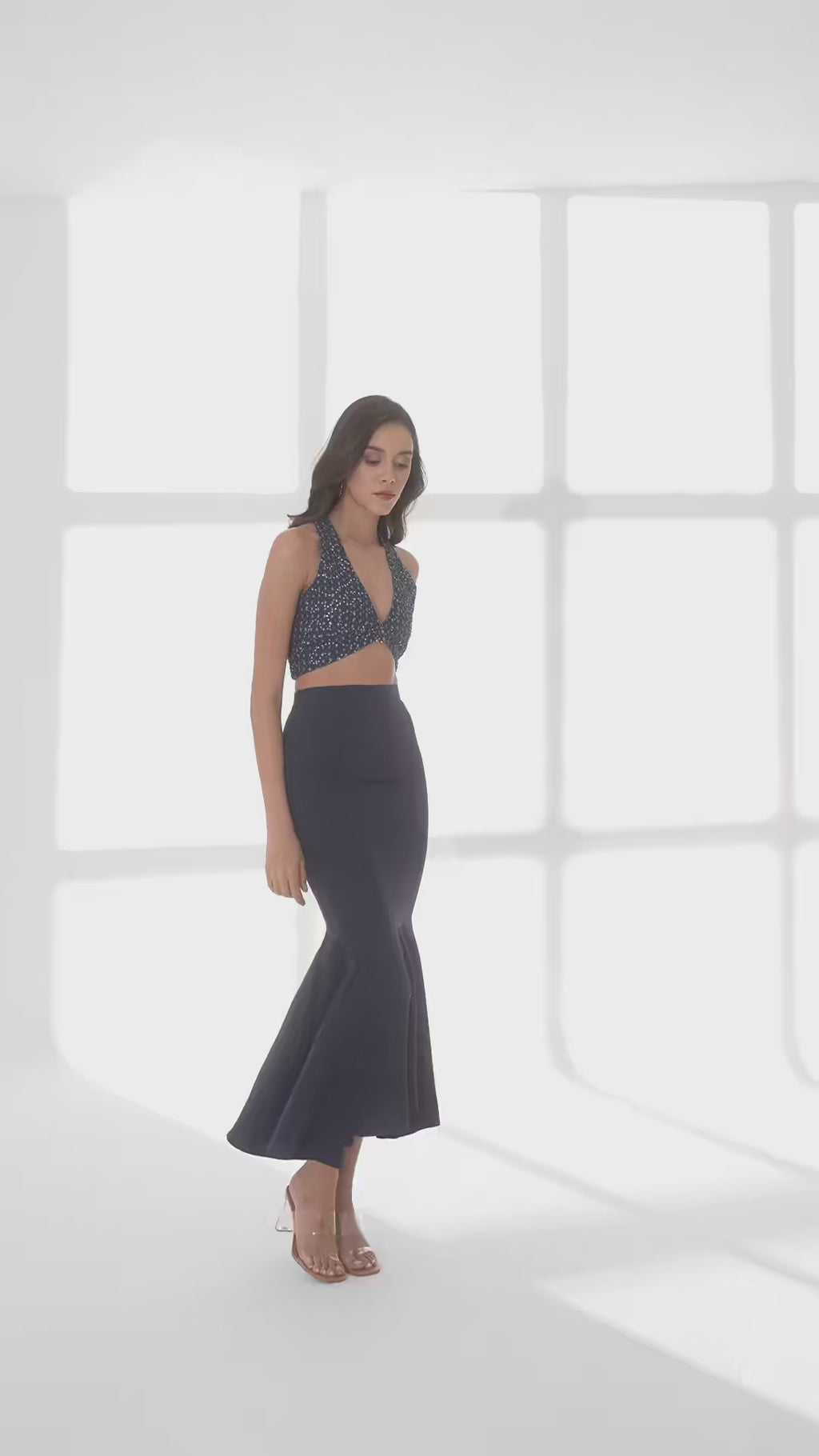 NYX Ruffle Midi Skirt