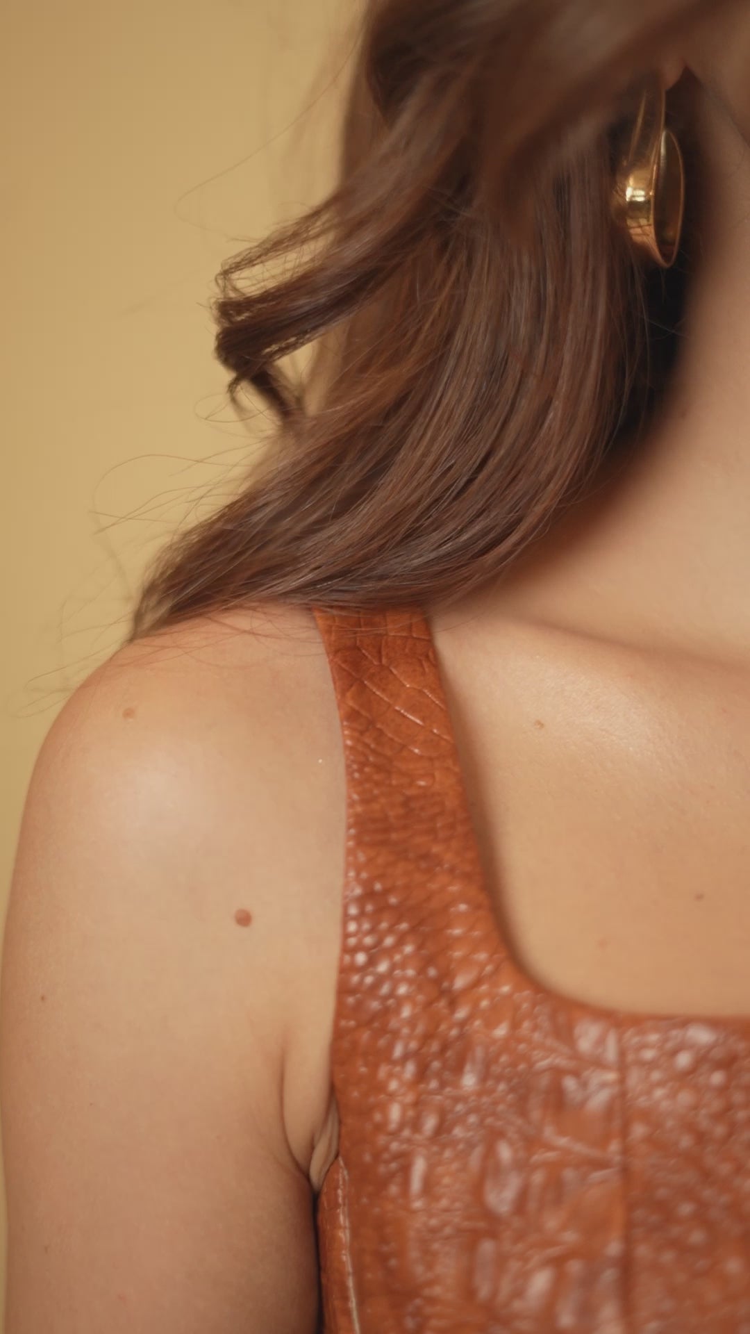 Amber Orange Corset Top