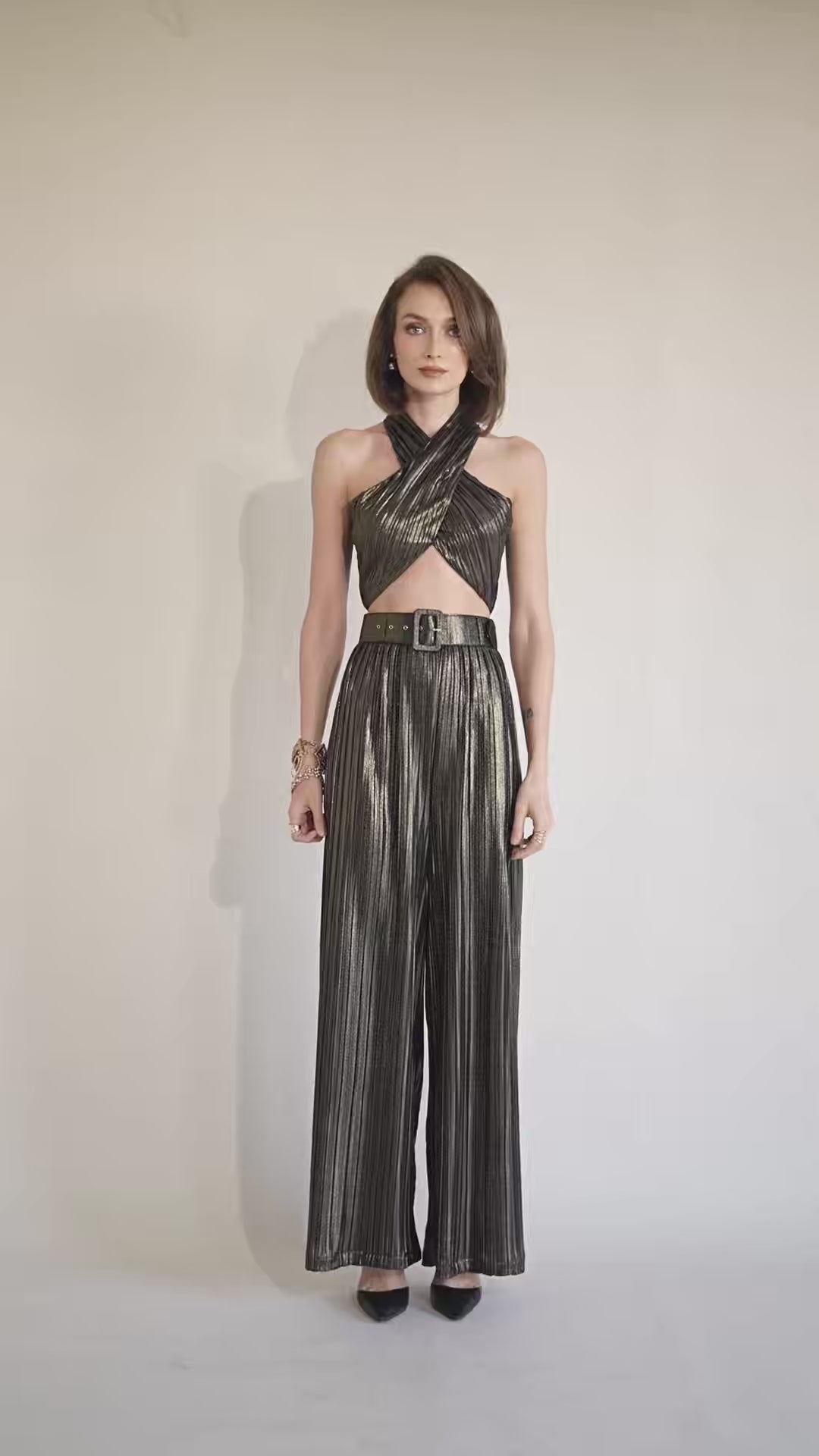 FLAVIA Pleated Pants