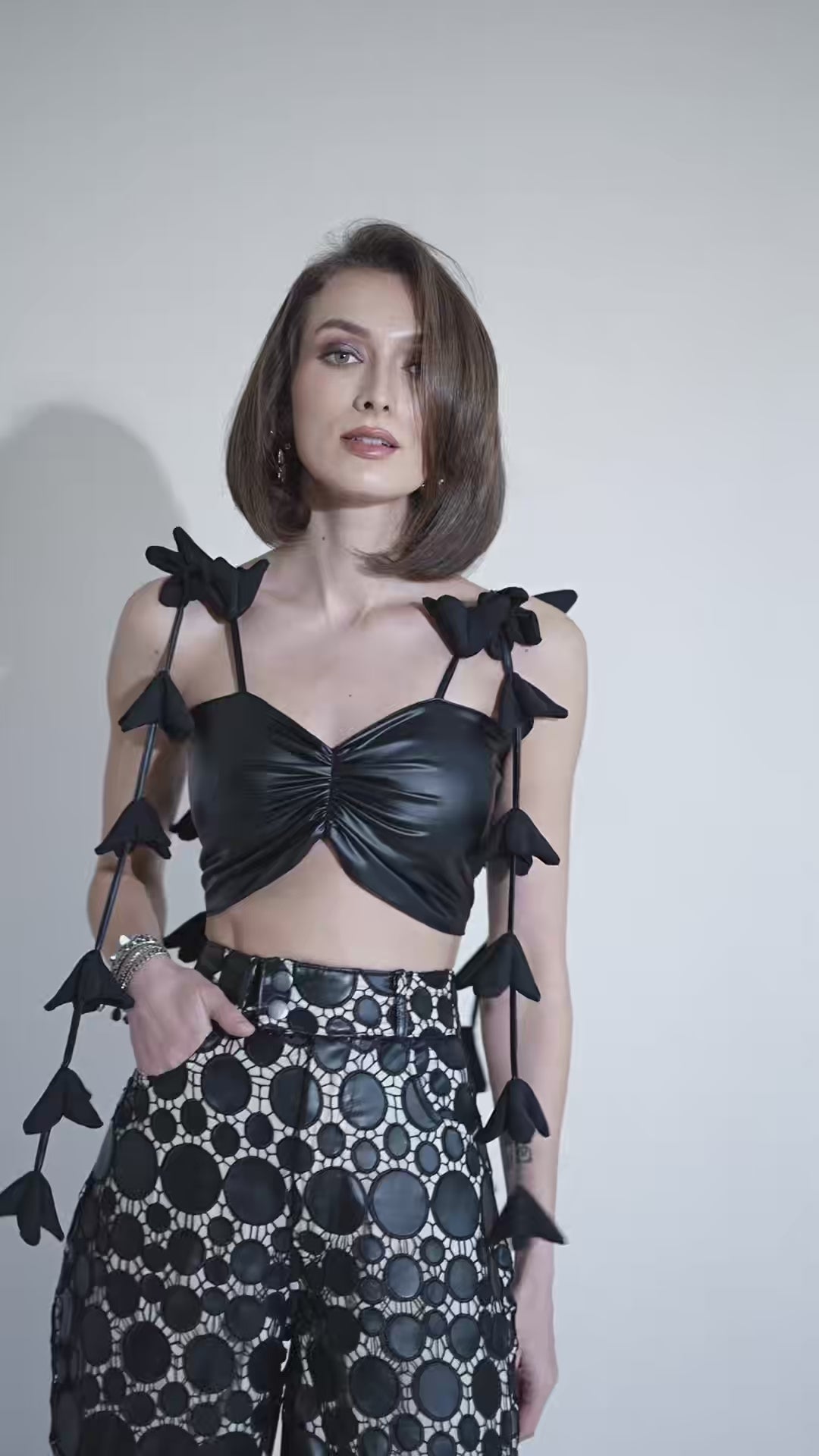 RAVEN Cutwork Pants