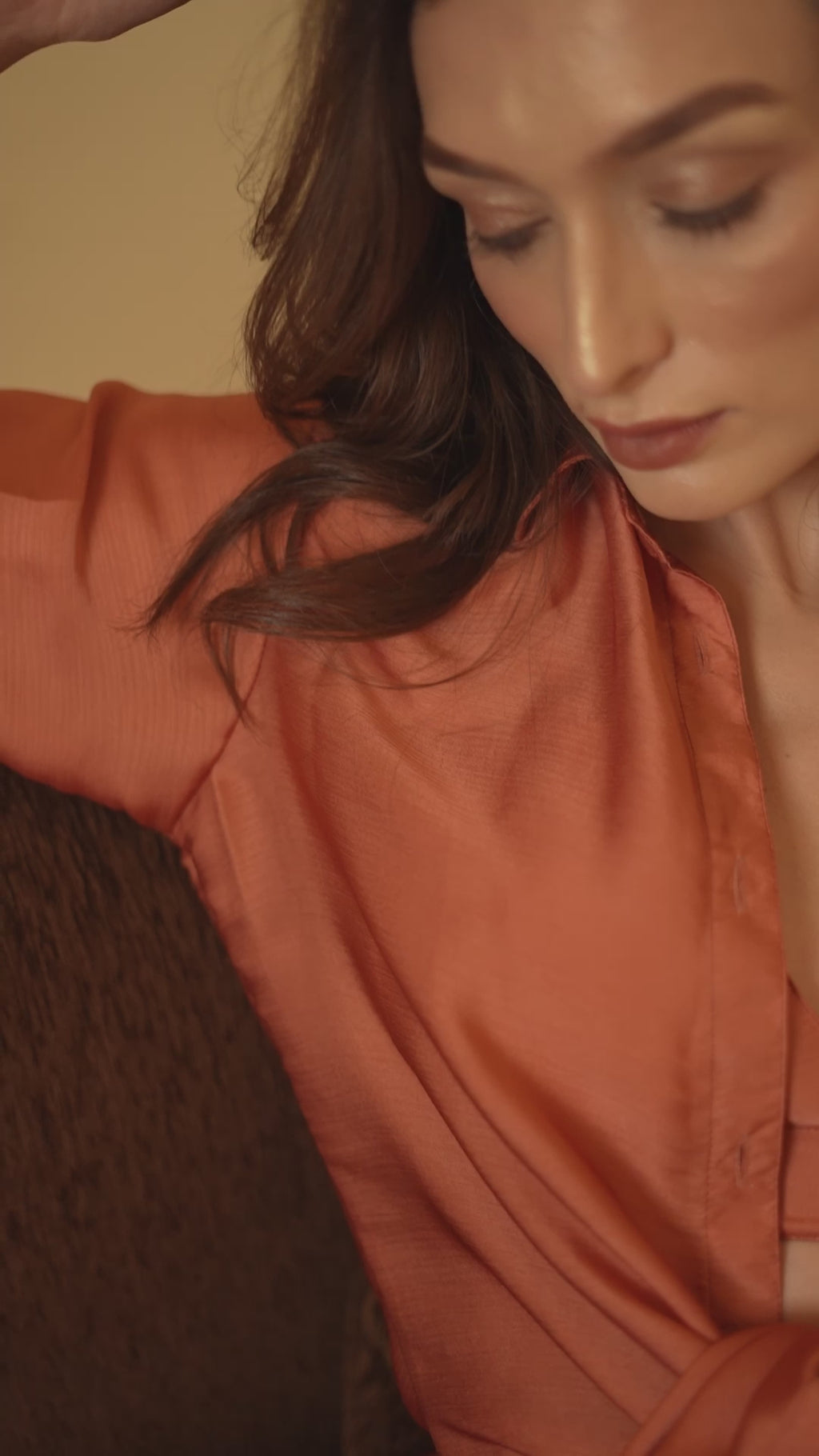 Salmon Oversized Shirt