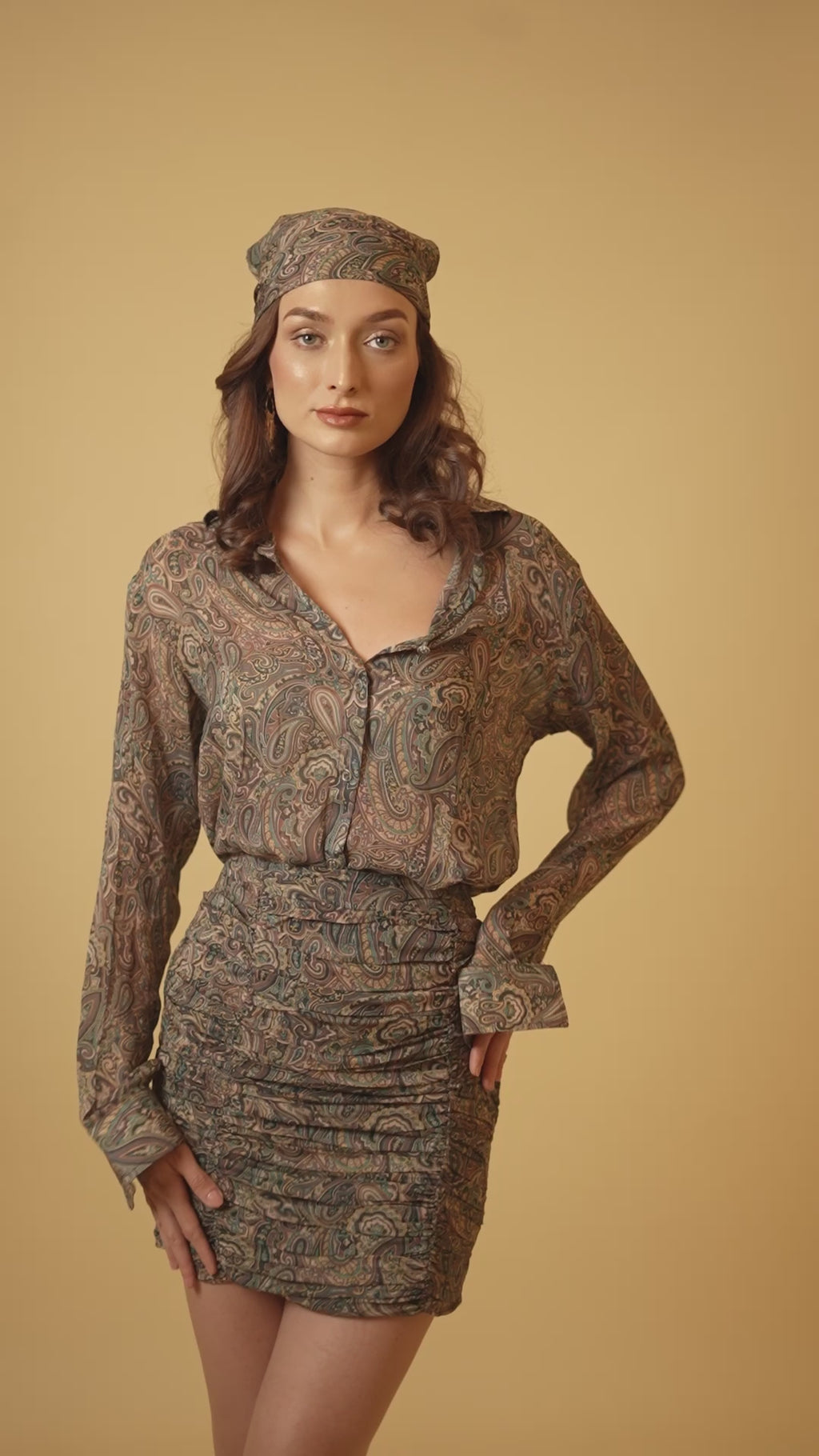 Paisley Oversized Shirt