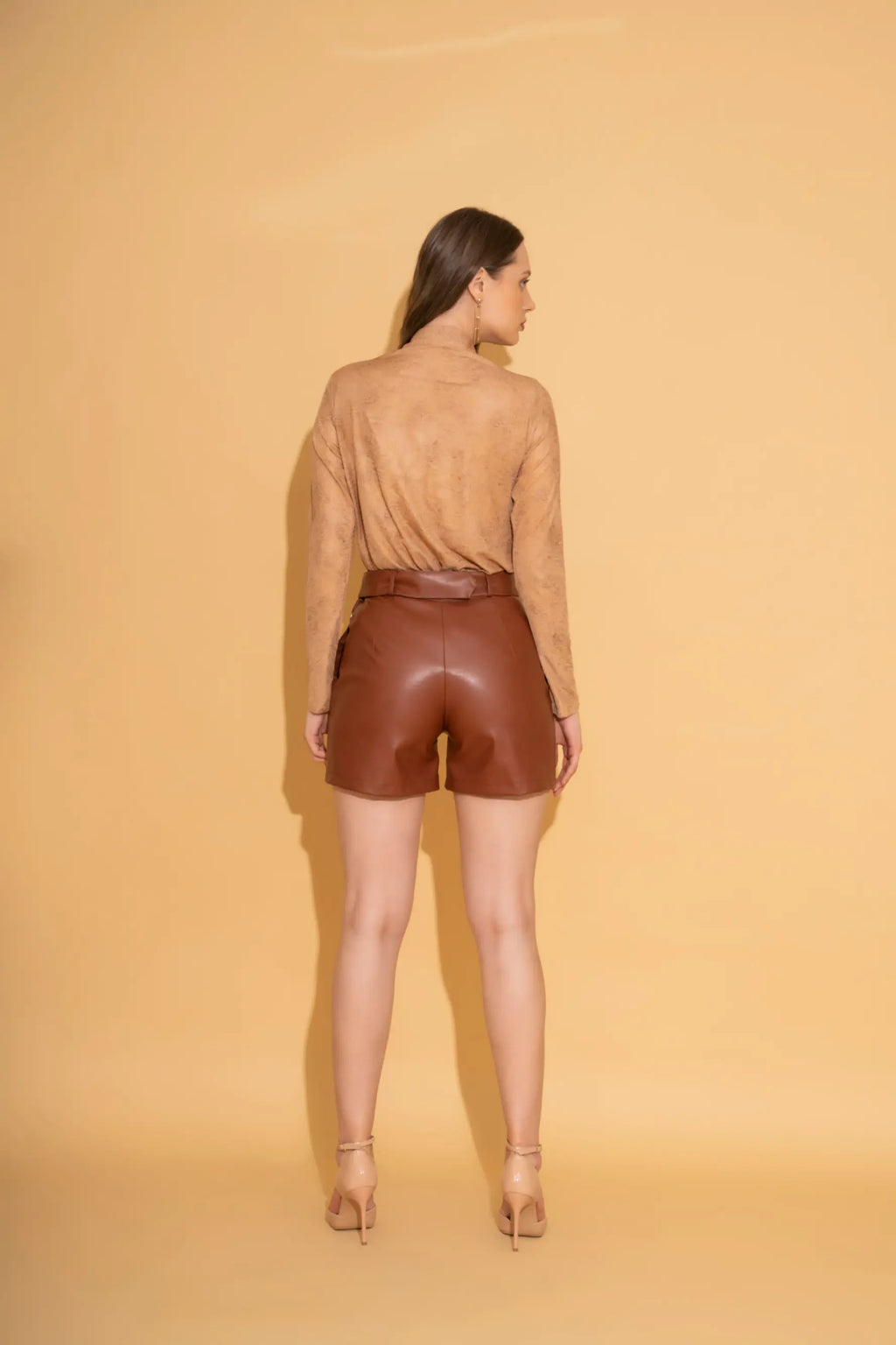 Printed Peach Shirt - SHIRTS