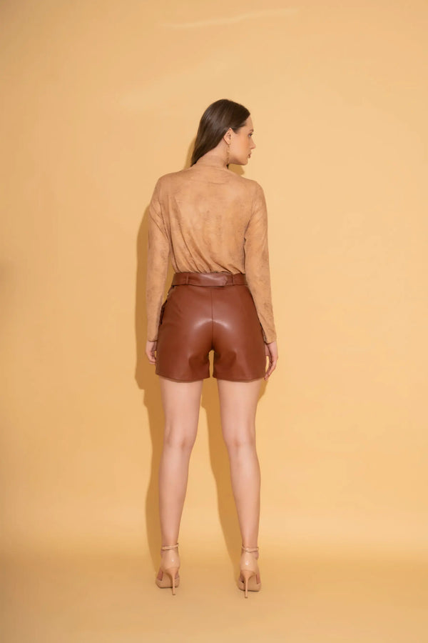 Printed Peach Shirt - SHIRTS