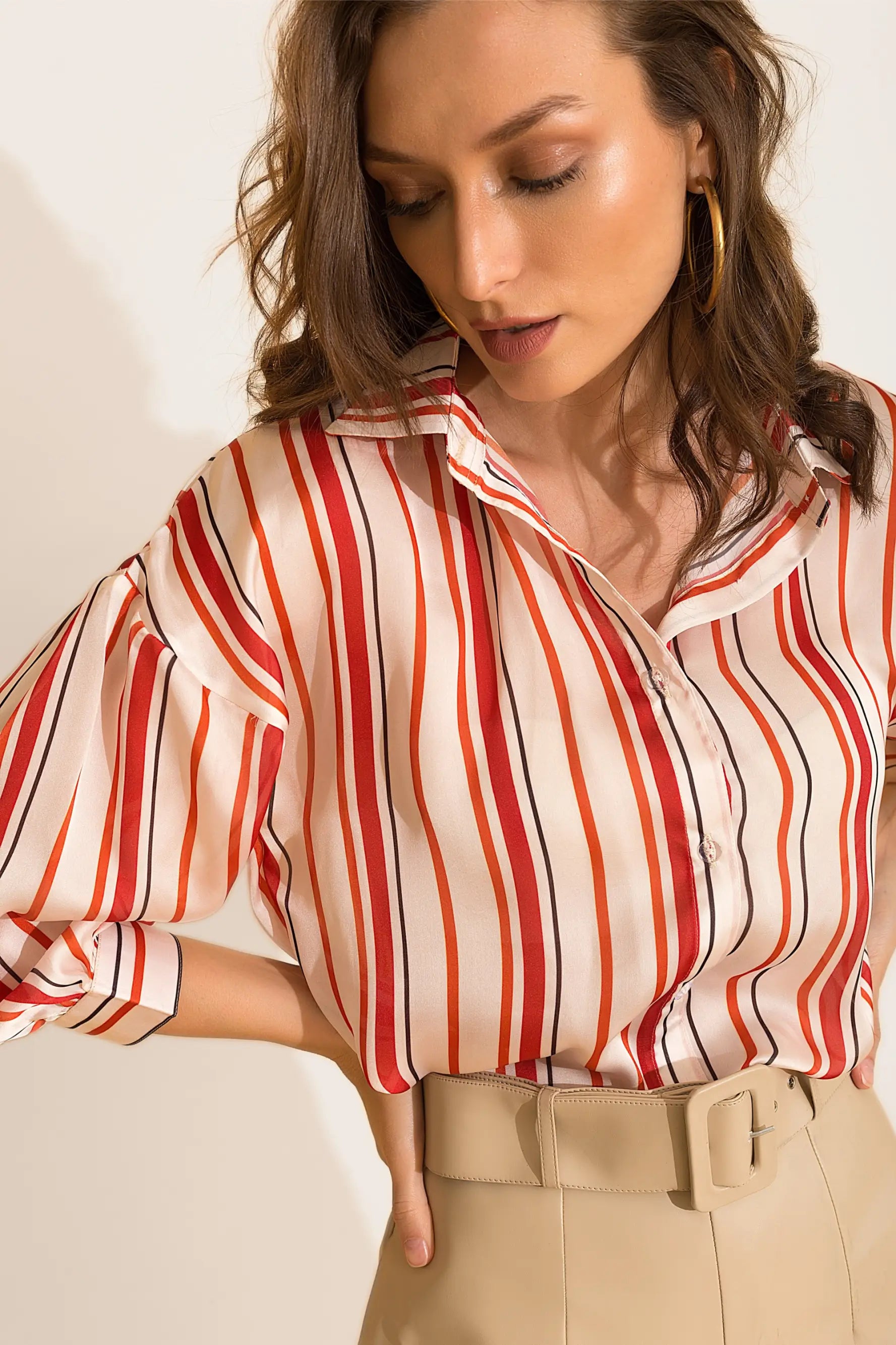 Printed Stripe Shirt - SHIRTS