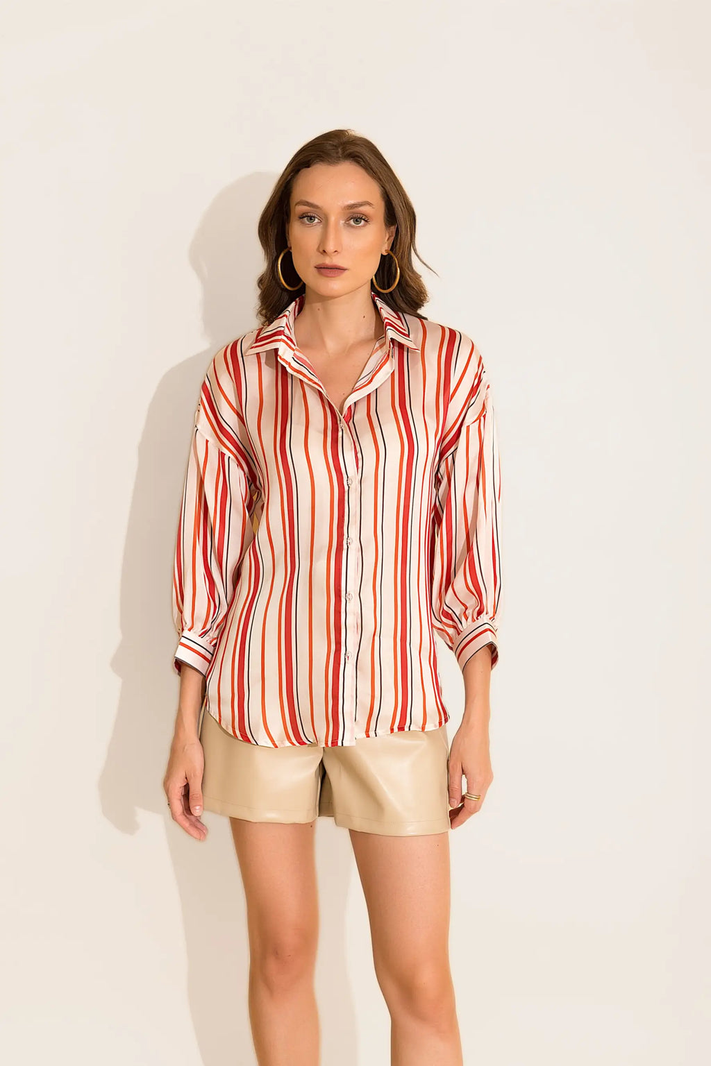 Printed Stripe Shirt - SHIRTS