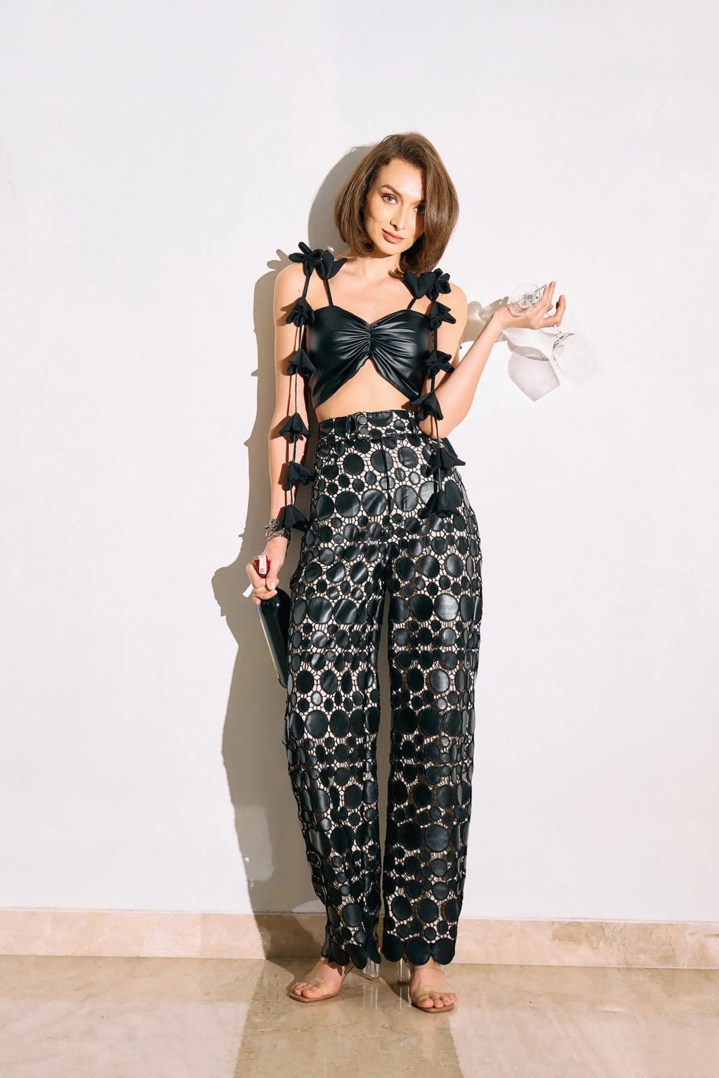 BELLA Top and RAVEN Cutwork Pants Co-ord