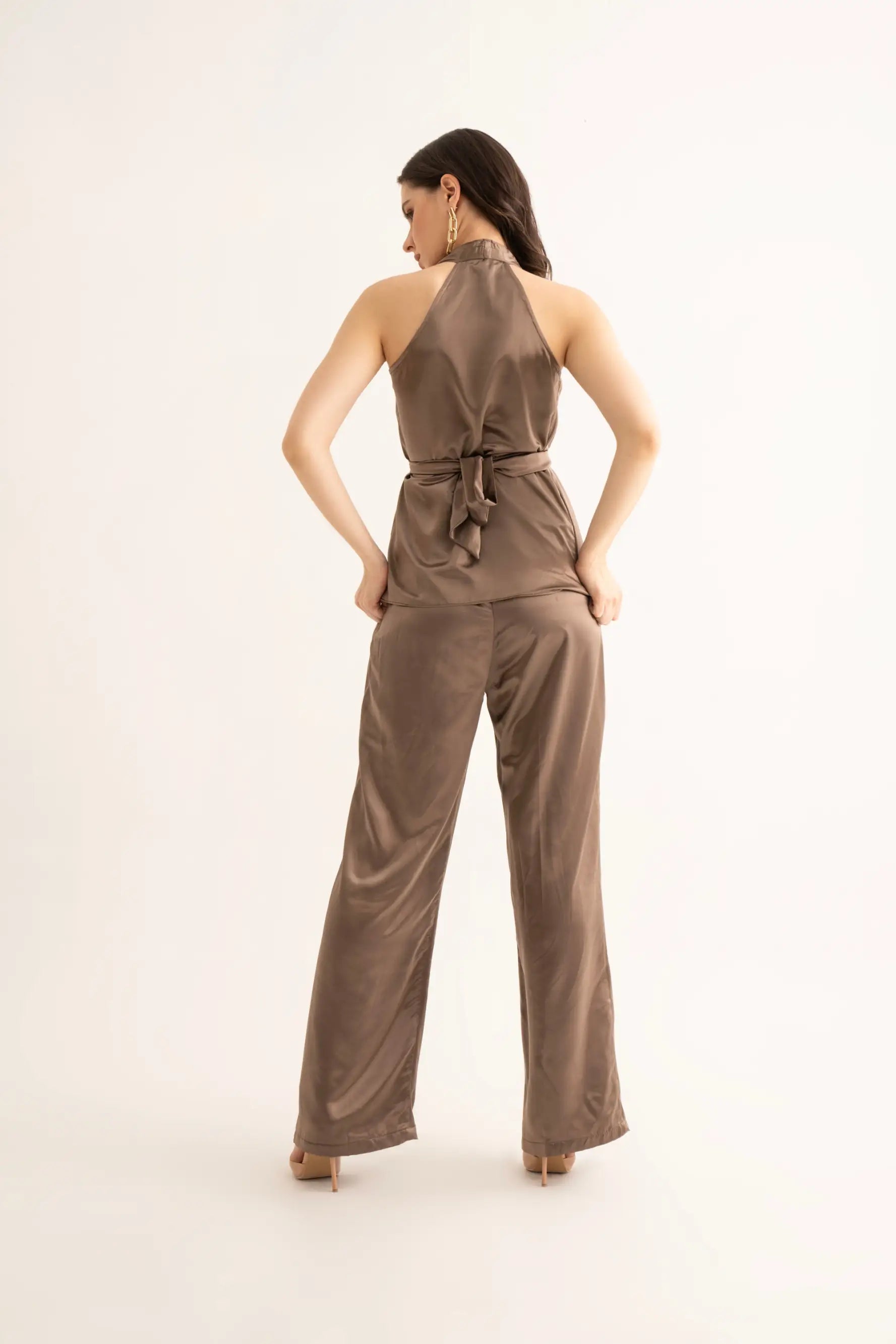 Royal Satin D-Ring Top - TOPS