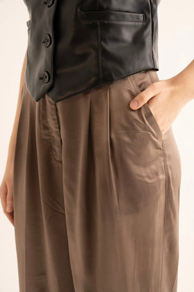 Royal Satin Korean Style Pants - PANTS