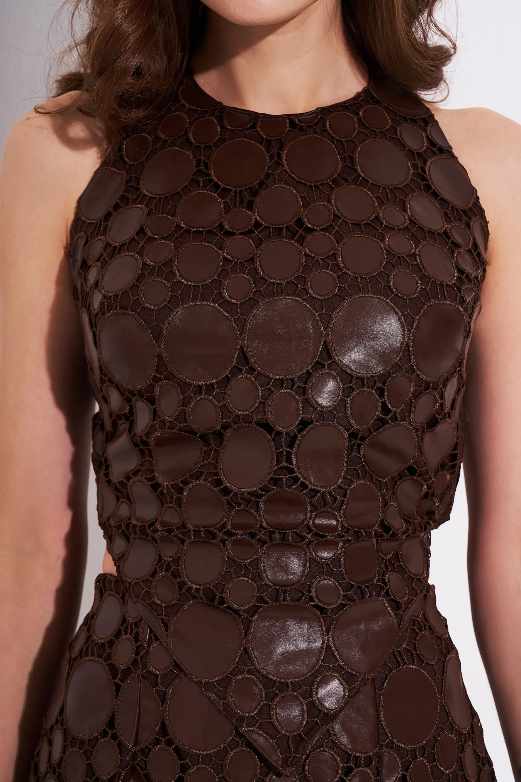 SASHA Cutwork Scarf Top