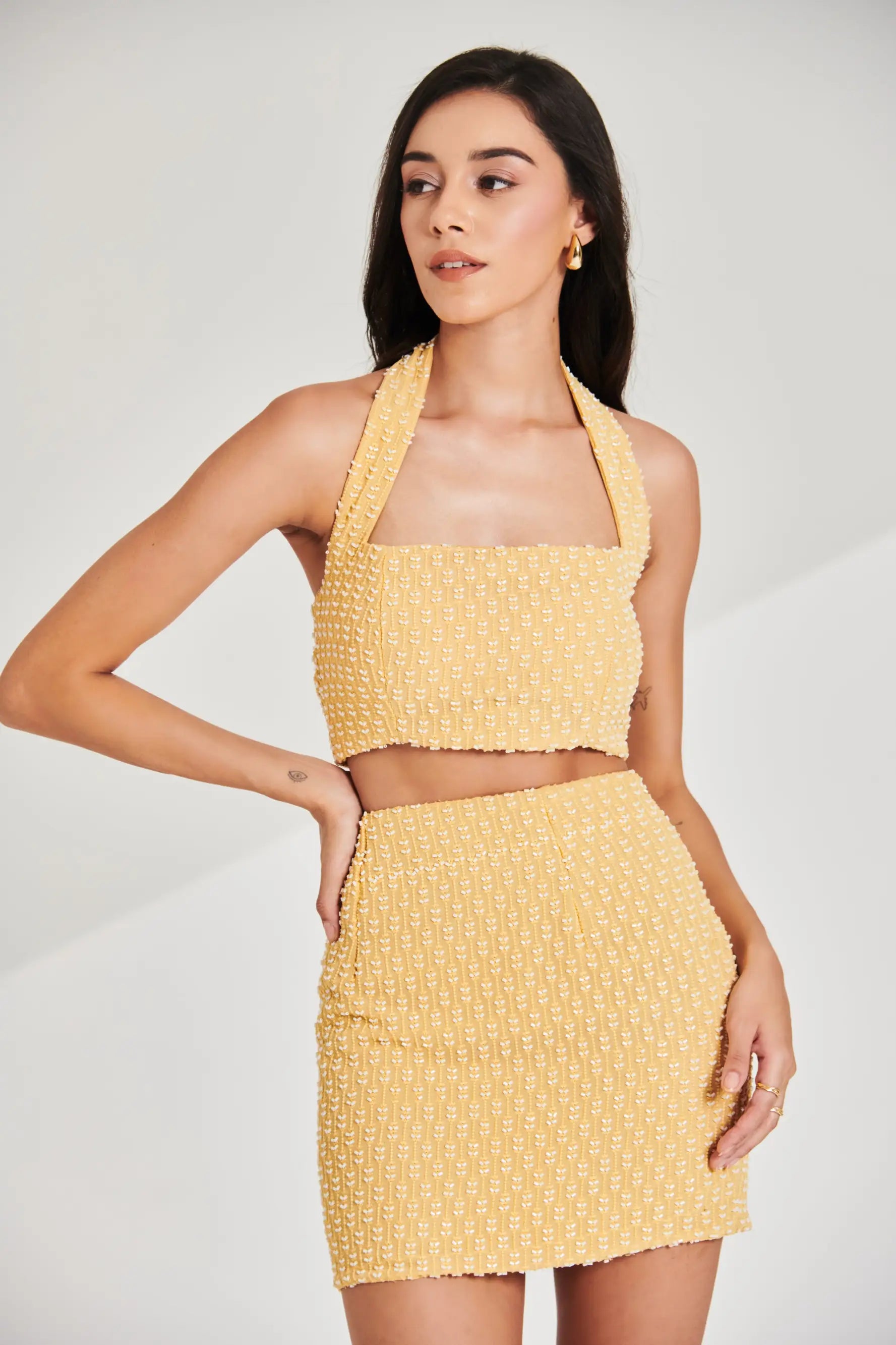 SOLEIL Embroidered Co-ord - SET