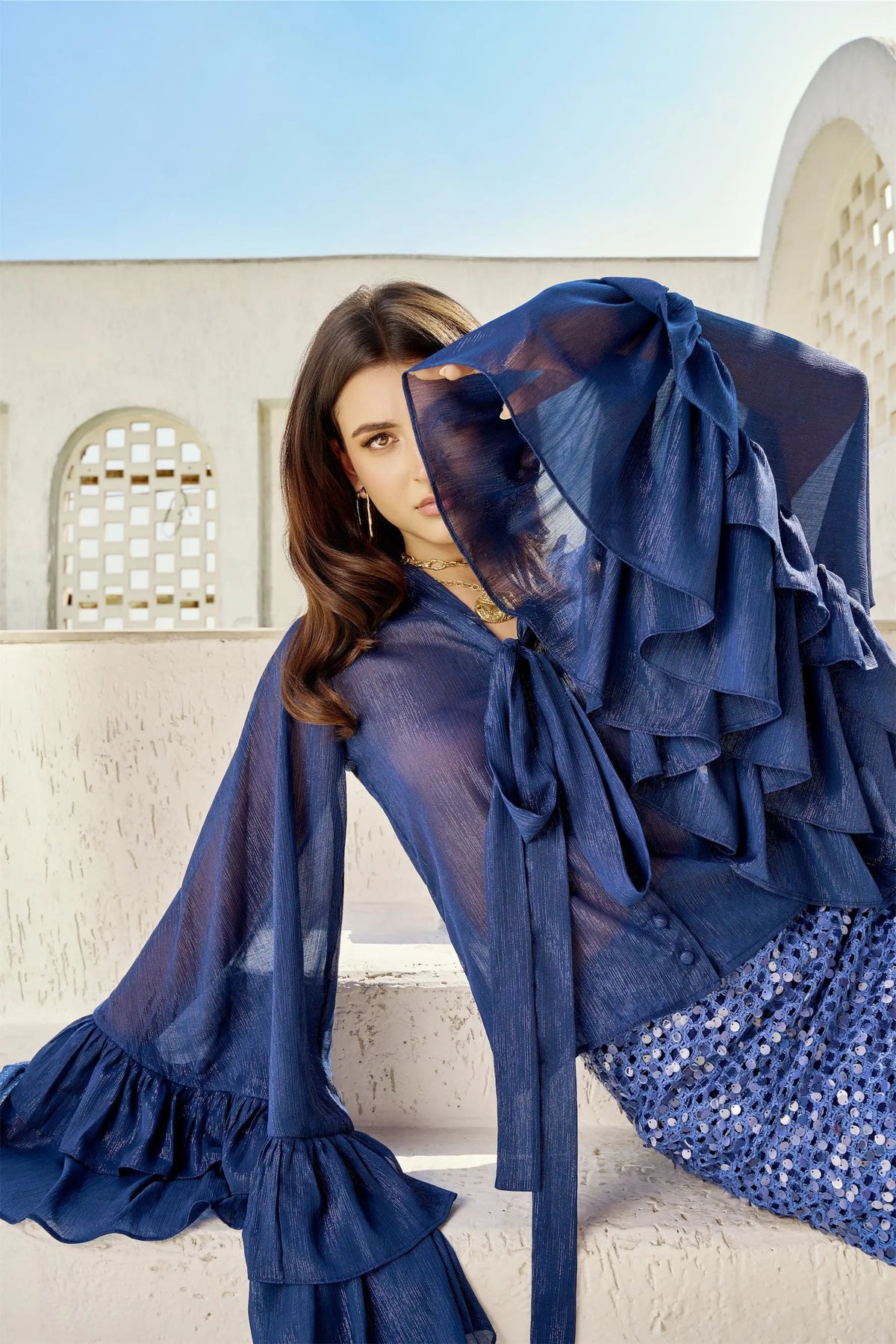 SOPHIA Ruffle Shirt