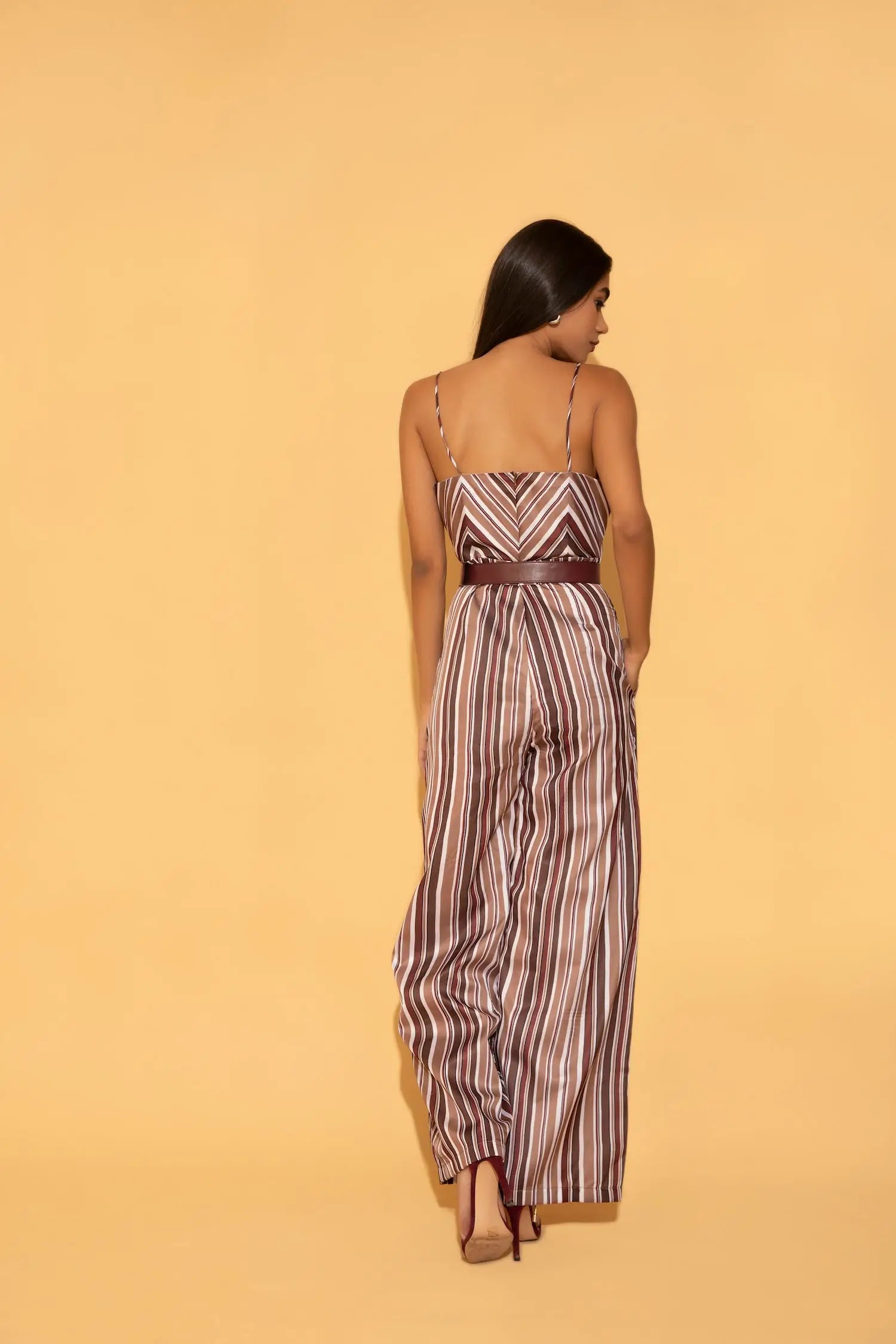 Striped Casual Jumpsuit - Jumpsuits & Rompers