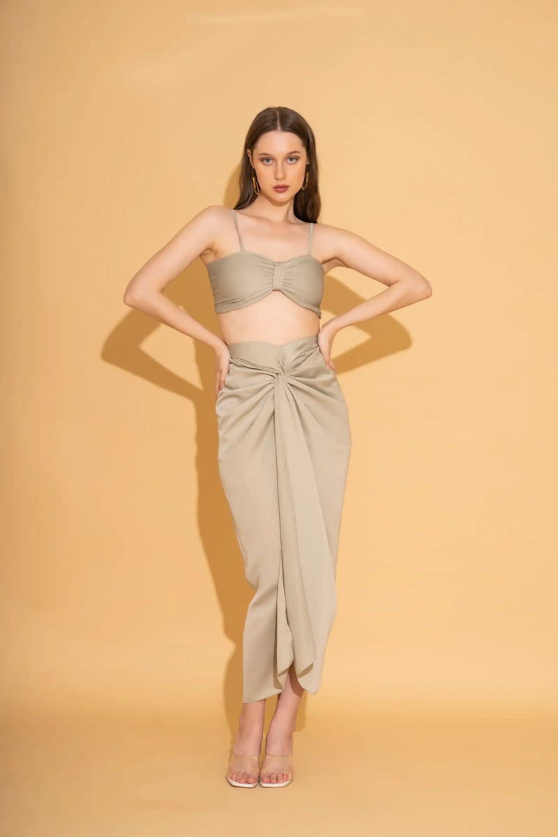 Summer Green Pastel Skirt - SKIRTS