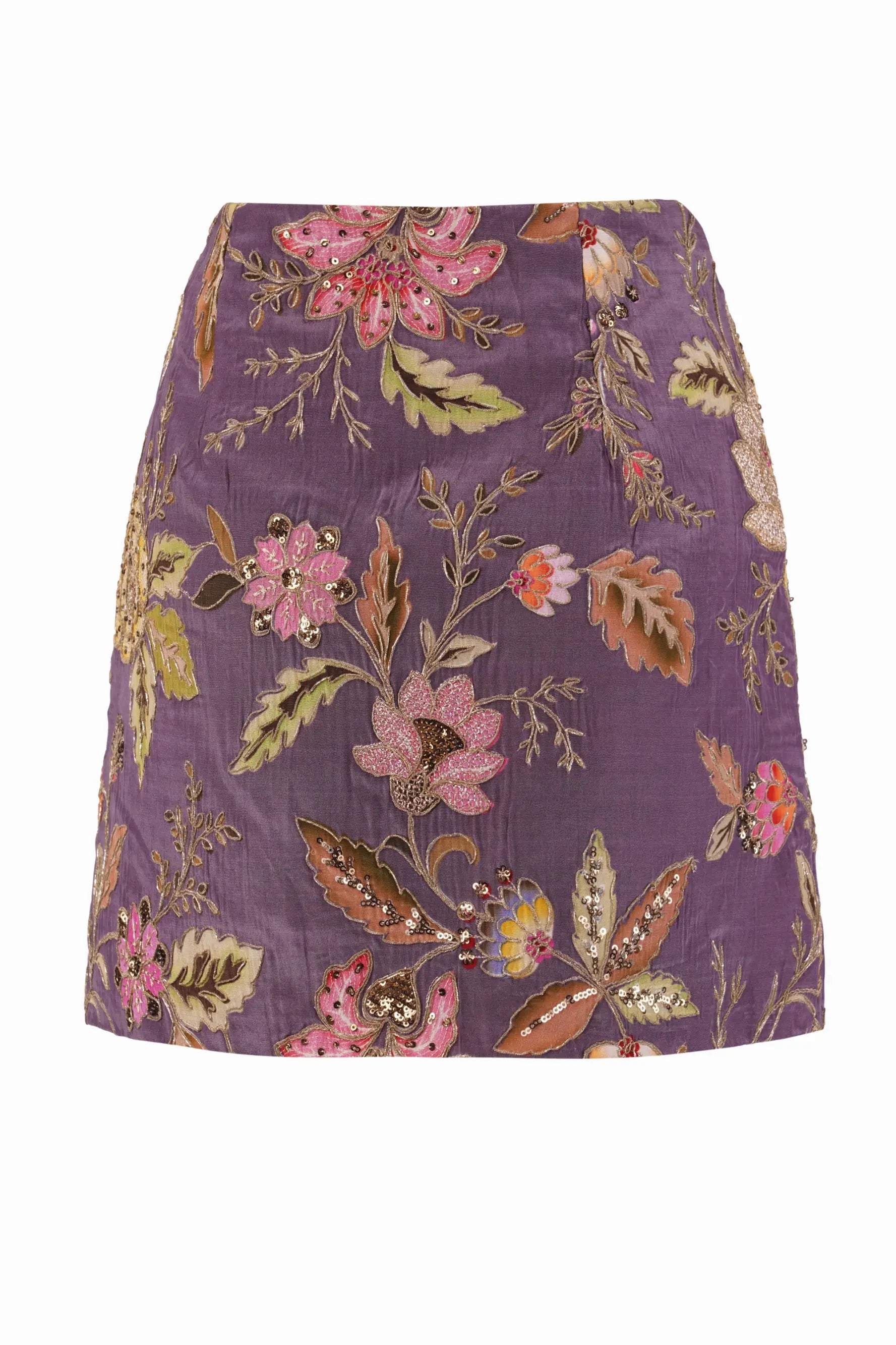 TAYLOR Embroidered Mini - SKIRTS