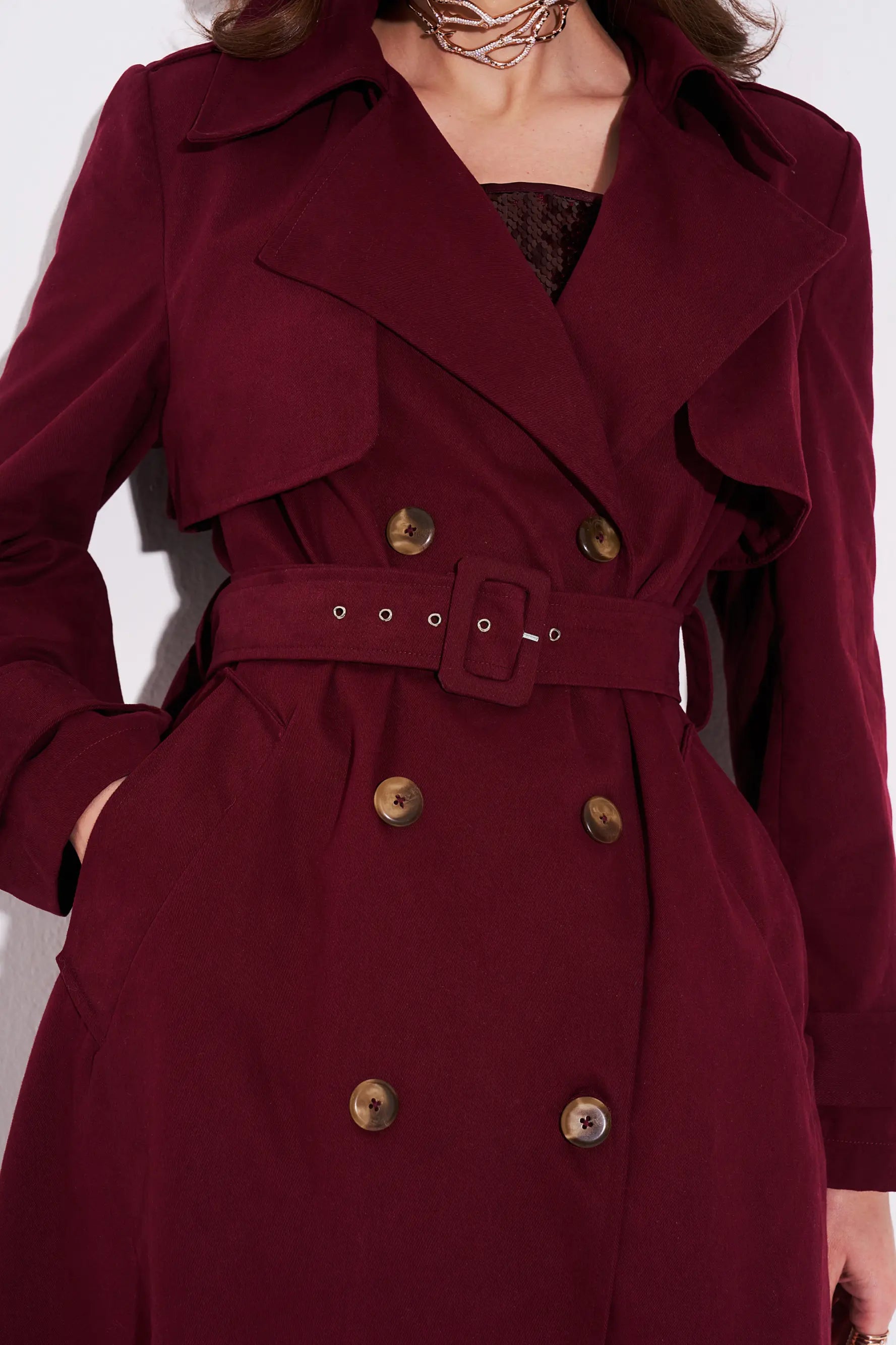 VERONICA Oversized Trench