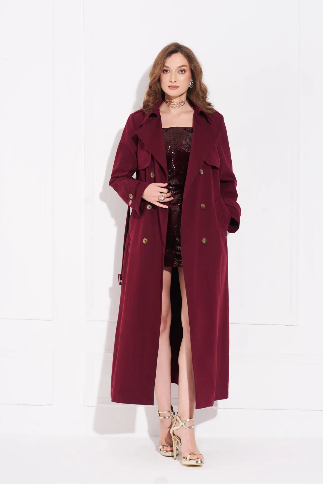 VERONICA Oversized Trench
