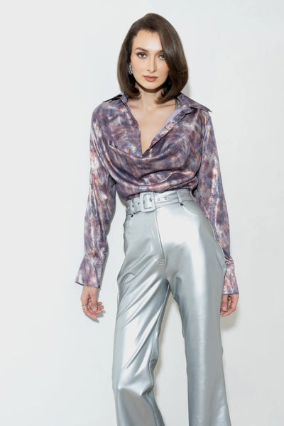 VIOLA Cowl Shirt - SHIRTS