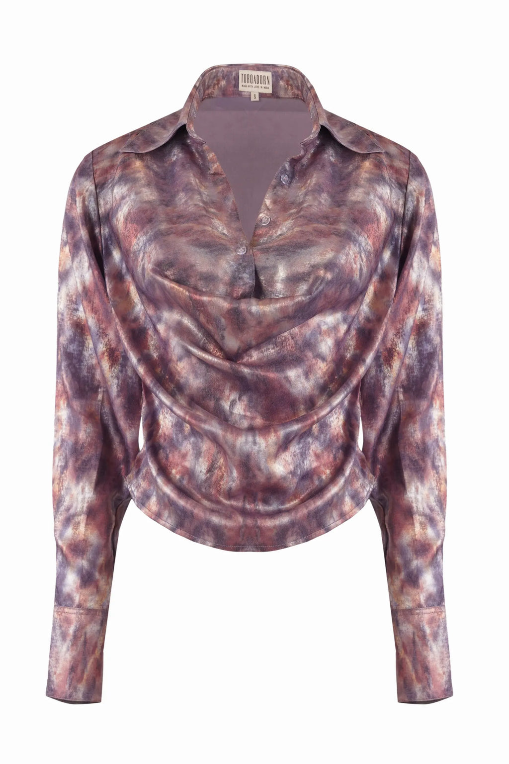 VIOLA Cowl Shirt - SHIRTS