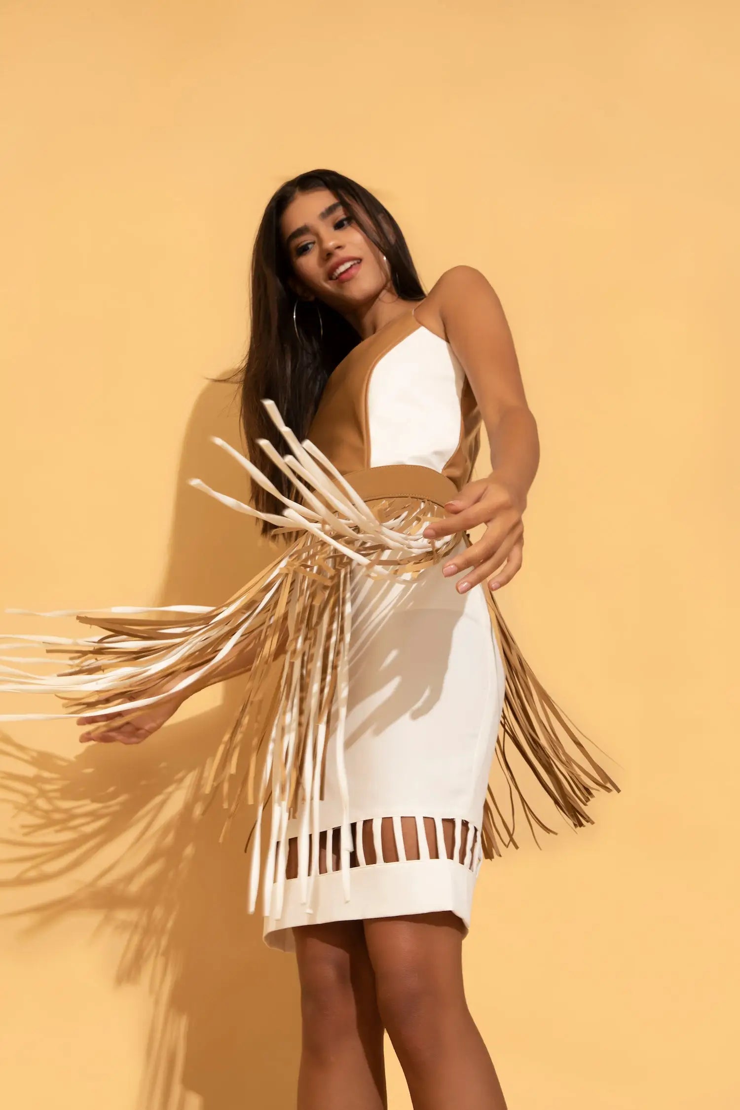 White Tassel Skirt - SKIRTS