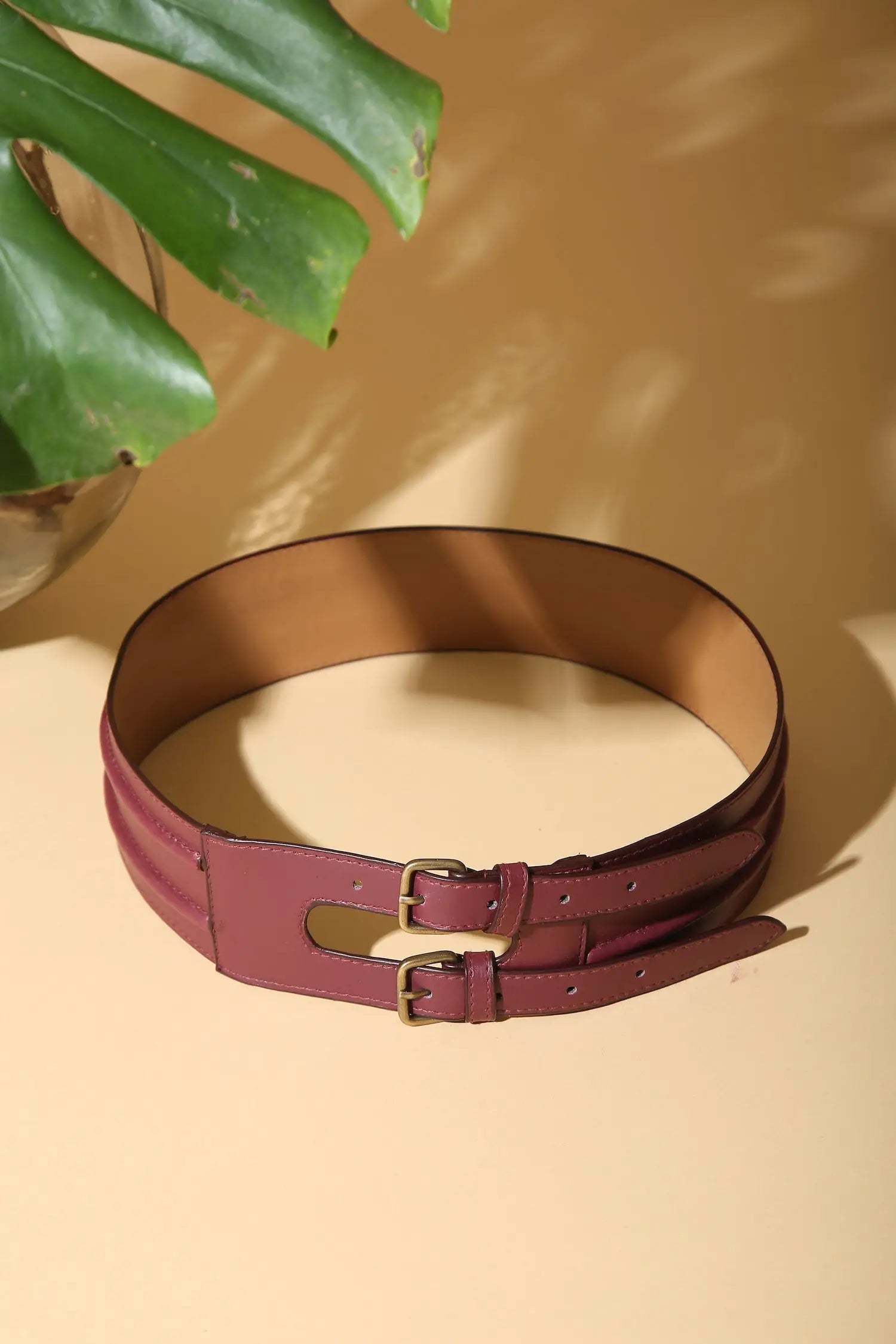 Wine Double Cord Belt - BELTS