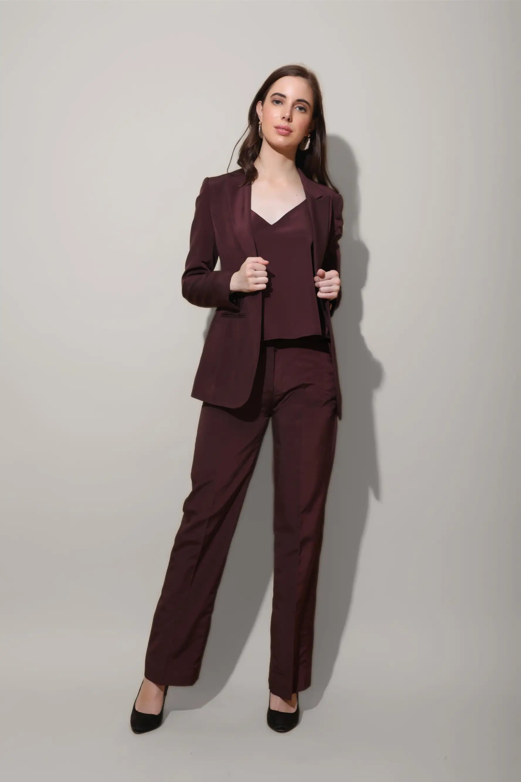 Wine Formal Pants - PANTS