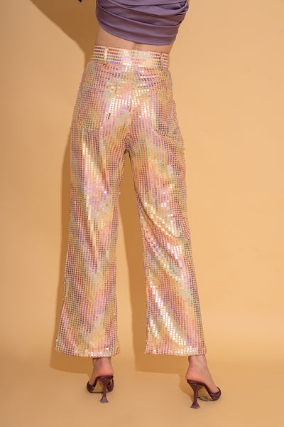 Rainbow Sequins Pants