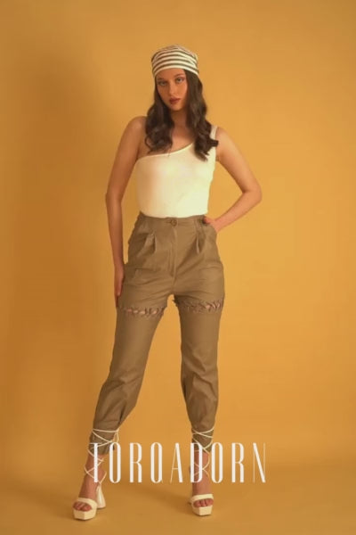 Clay Rivet Detail Pants